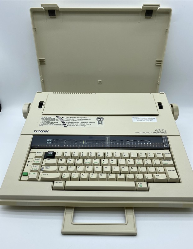 1985 Brother AX12 on the Typewriter Database