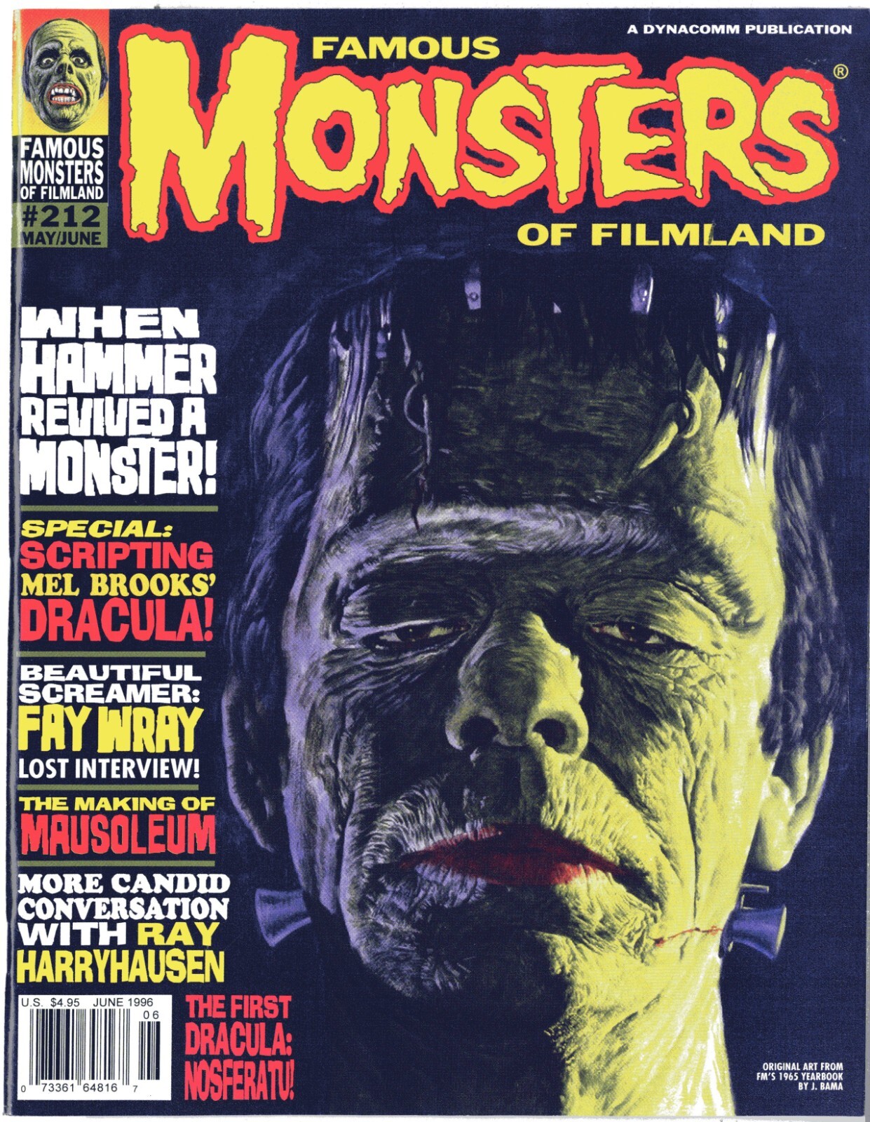 Famous Monsters of Filmland Magazine # 212 NEAR MINT June