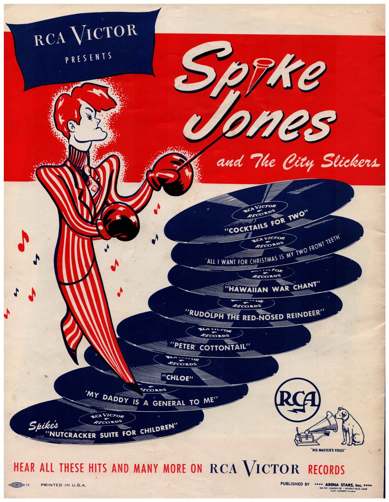 Spike Jones and his Musical Depreciation Revue 1953 Souvenir Program