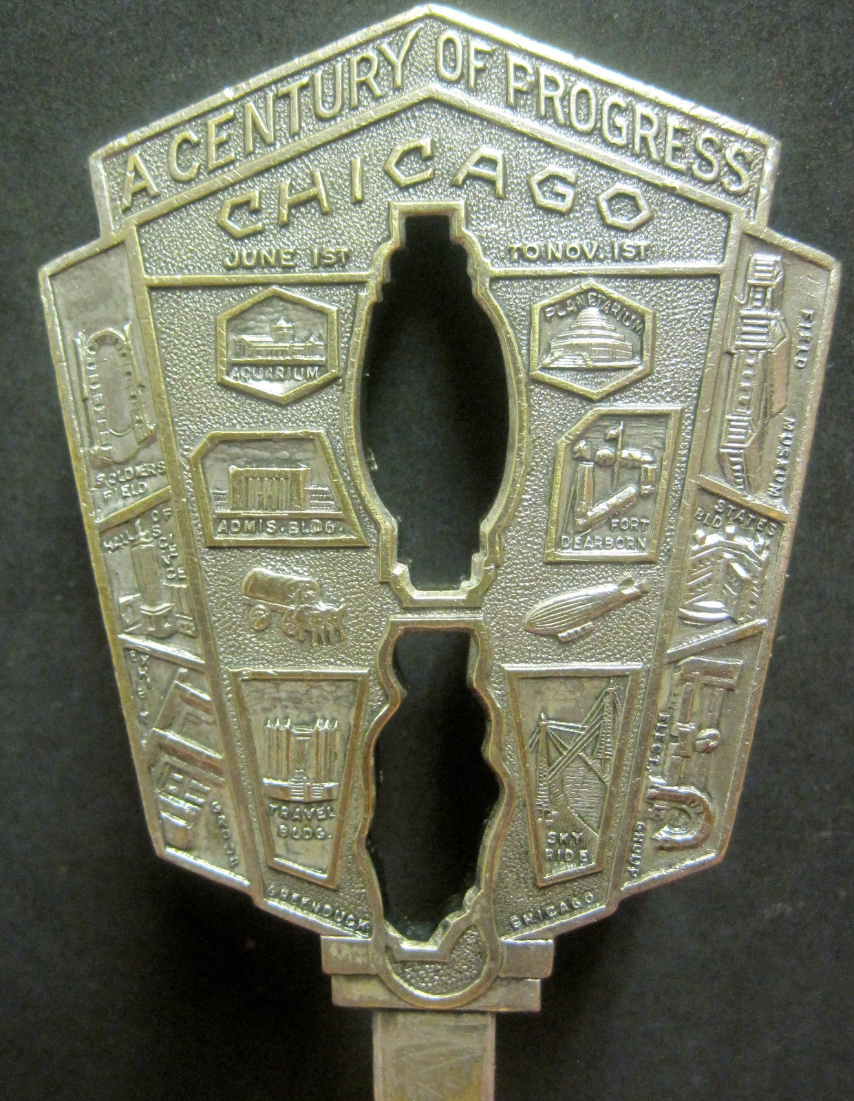 1933 Chicago World's Fair Letter Opener
