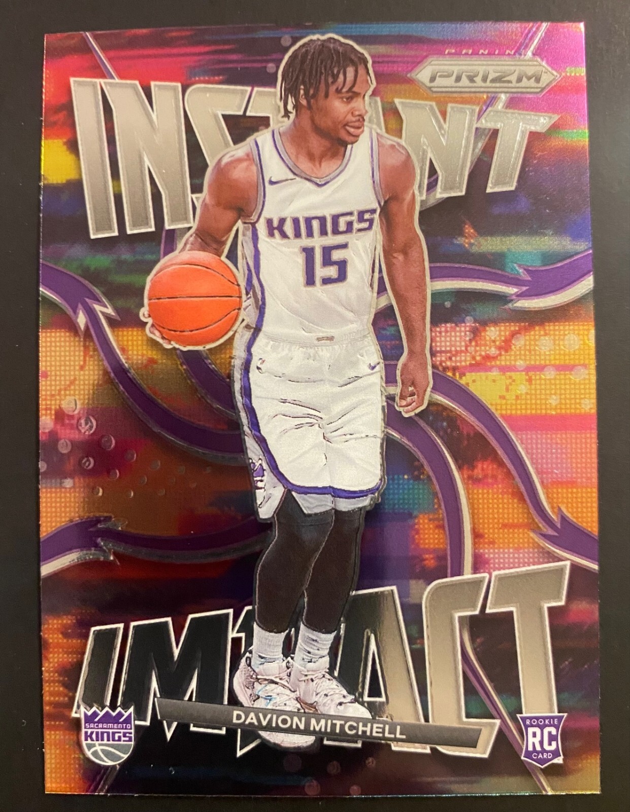 2021-22 Panini Prizm Davion Mitchell #19 Instant Impact