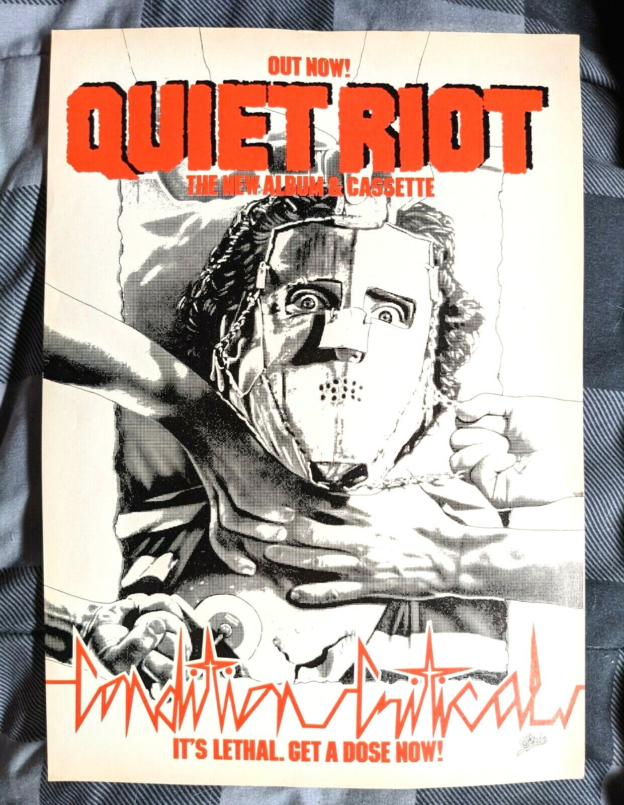洋楽 QUIET RIOT/ CRITICAL LIVE/ Tulsa 1984 洋楽 QUIET RIOT/ CRITICAL LIVE/ Tulsa 1984 Quiet Riot - Live