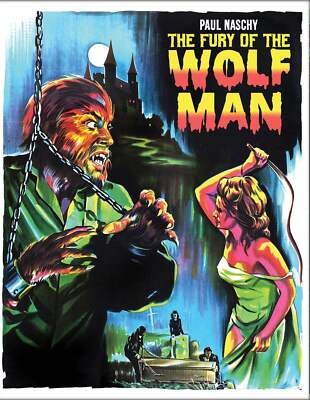THE FURY OF THE WOLF MAN BLU-RAY NEW Scorpion Releasing Paul Naschy