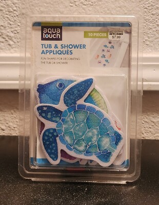 Ginsey Aqua Touch Sea Life Adhesive Non-Slip Safety Treads Tub Threads