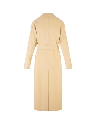 Pre-owned Sportmax Vanille Bimba Coat In Vaniglia