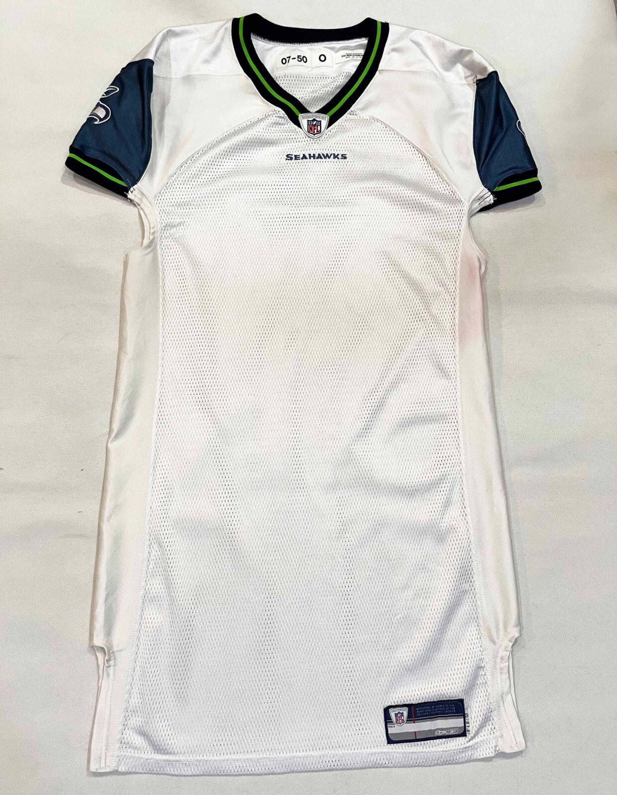 Reebok NFL Seattle Seahawks Team Issued 2007 Football Jersey