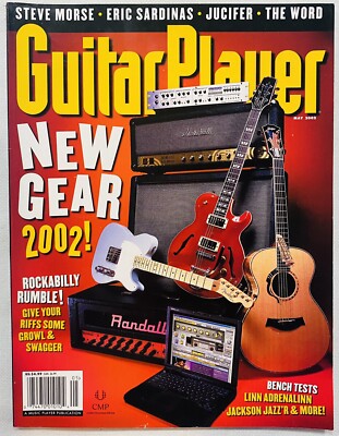 Guitar Player May 2002 Steve Morse Eric Sardinas Jucifer The Word 