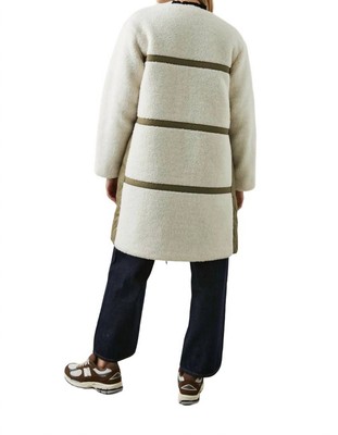 Pre-owned Rails Granger Jacket In Ivory Olive Mix - Size S