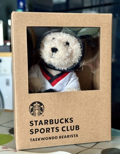 【韓国スタバ】Starbucks Taekwondo Bearista Keychain Starbucks Korea 2024 Starbucks Taekwondo Bearista Keychain
