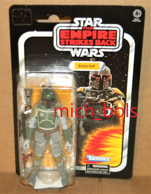 BOBA FETT Mandalorian 40th Anniversary Black Series 6'' Figure Star Wars ESB