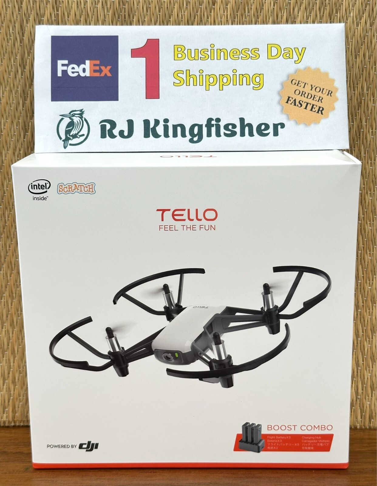【新品未使用】Tello Boost Combo DJI Tello Boost Combo Mini Drone: Ideal for Adults, Features