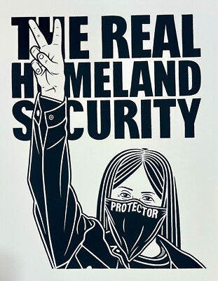 Mike Giant Real Homeland Security Print S/N L/E 100 2016