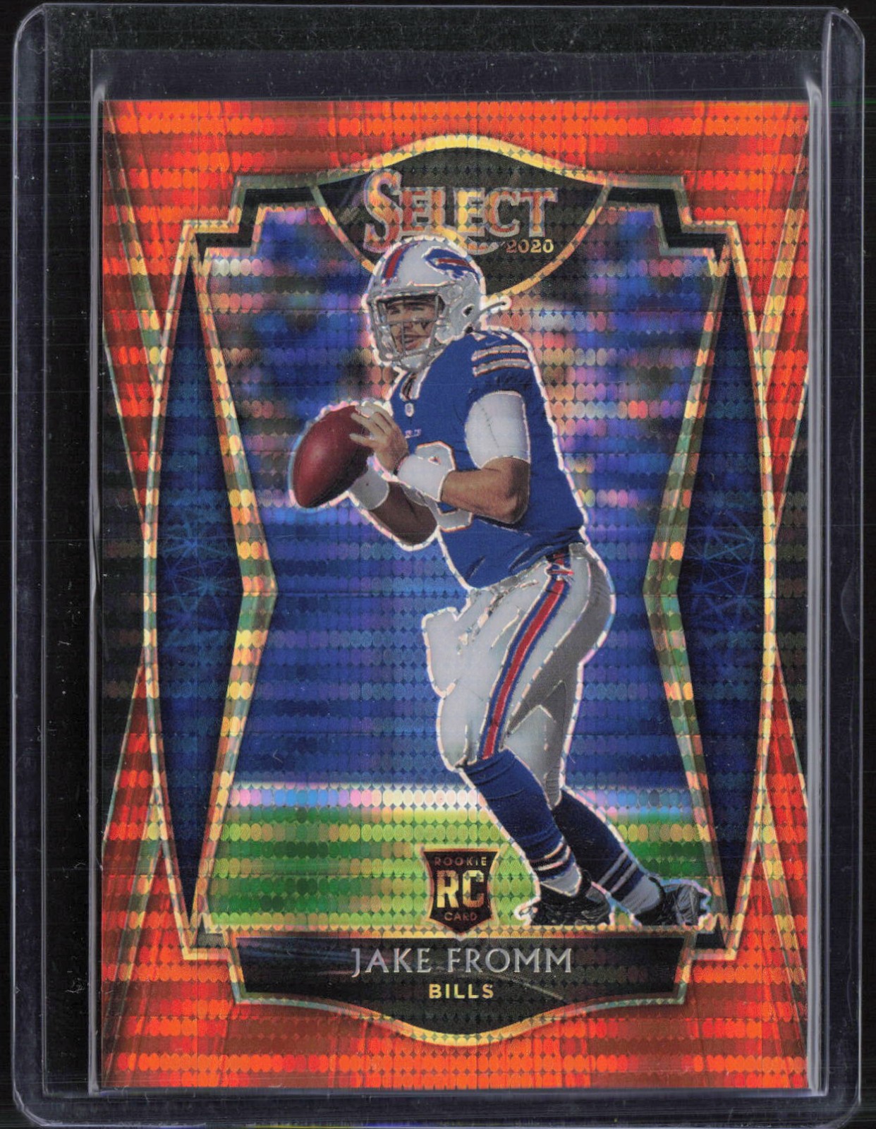 2020 Panini Select Orange Pulsar #149 Jake Fromm 1/7 RC Rookie