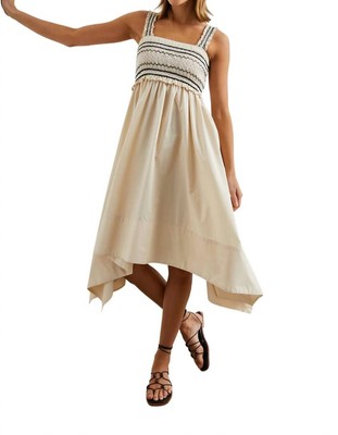 RAILS RAILS KIRSTEN DRESS IN FLAX - SIZE S