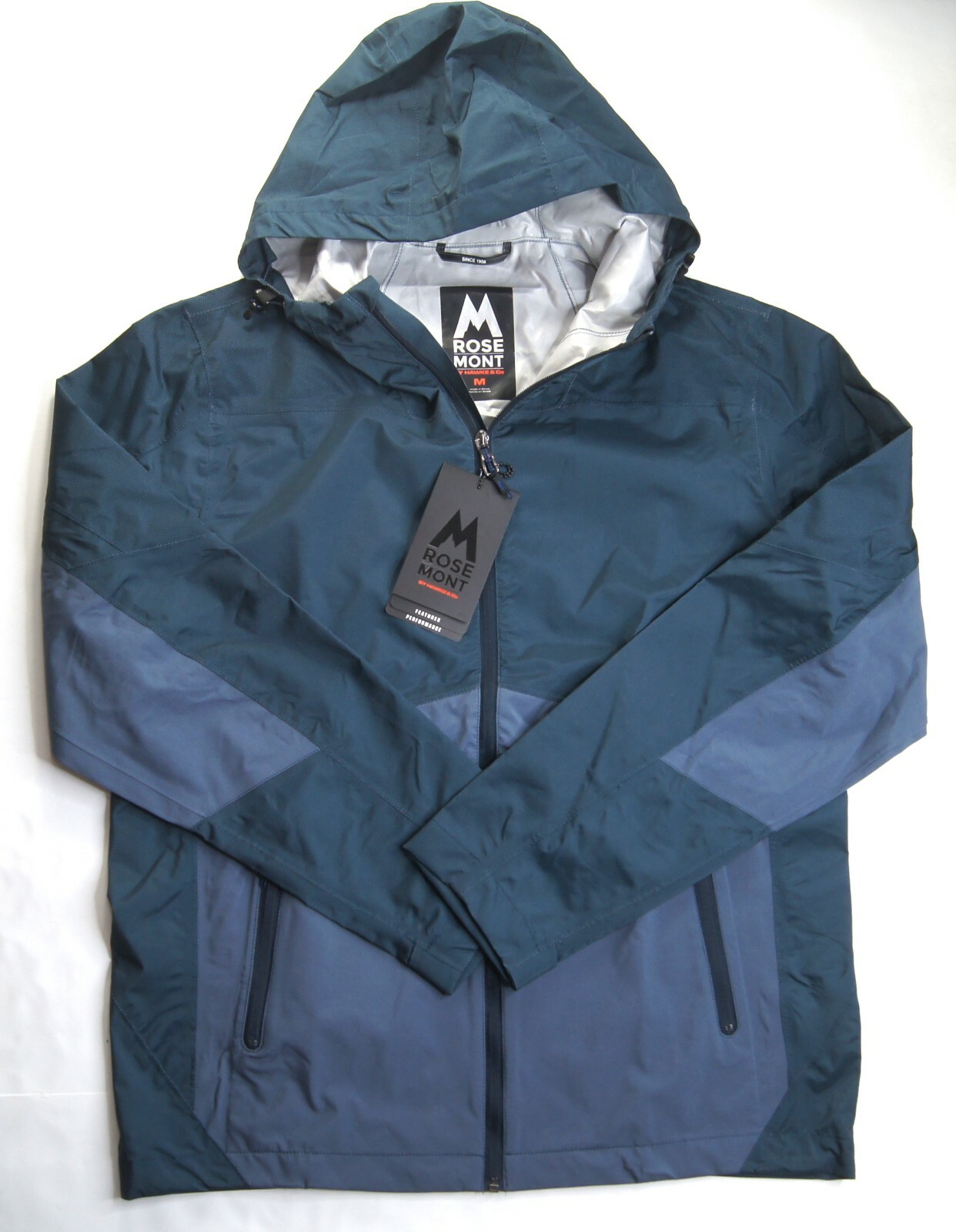ジャケット・アウター YAECA melton wool coverall jacket ROSE MONT by HAWKE & Co Men's Colorblock Lightweight Rain
