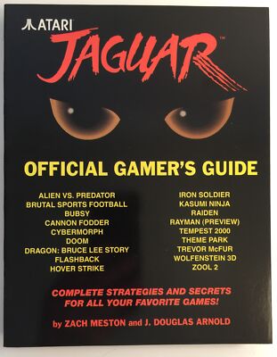 ATARI JAGUAR OFFICIAL GAMER'S GUIDE Zach Meston Sandwich Islands Douglas Arnold