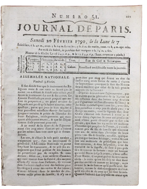 ExÃ©Cution Favras 1790 Alsace Eglise CurÃ© Saint Paul Journal RÃ©Volution FranÃ§Aise