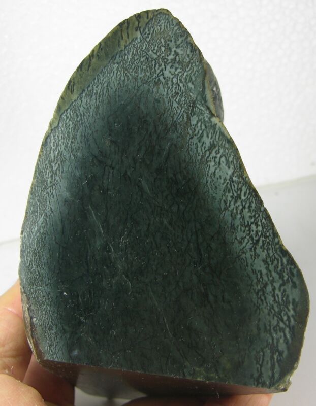 1200g Washington Usa Rough Green Jade Block Slab Chunk Specimen 2 Lb 10 Oz 110mm