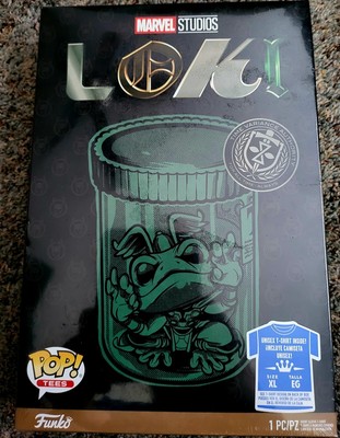 Funko Pop MARVEL Loki Frog Of Thunder T-Shirt XL.  Limited Edition. Brand New.