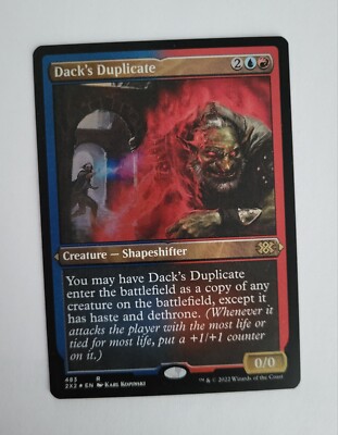MTG Dack's Duplicate Foil Etched 2x2 Double Masters 483 Rare 2022 Magic English