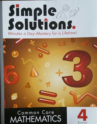 Simple Solutions, Common Core Mathematics, Level 4 Semester 2