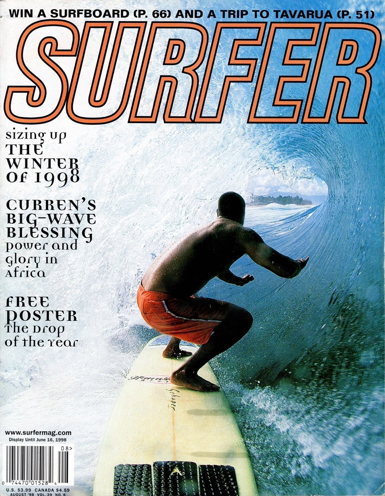洋書 Transworld THE SURF PHOTO BOOK vol.14 Surfer Magazine / Vol. 39 / No. 08 / August 1998 / Surfing