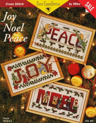 Joy Noel Peace by Just CrossStitch cross stitch pattern