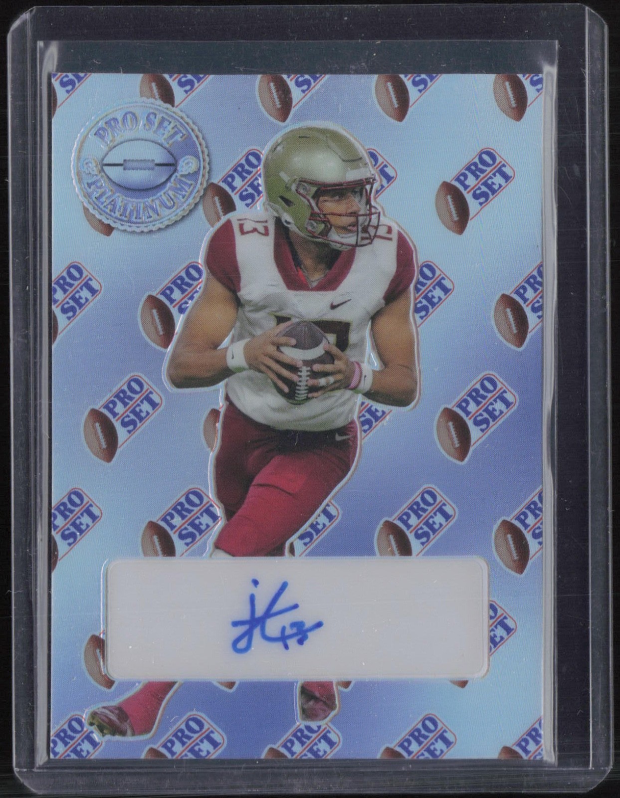 2023 Pro Set Platinum Prismatic Jordan Travis Auto Autograph RC Rookie 1/1