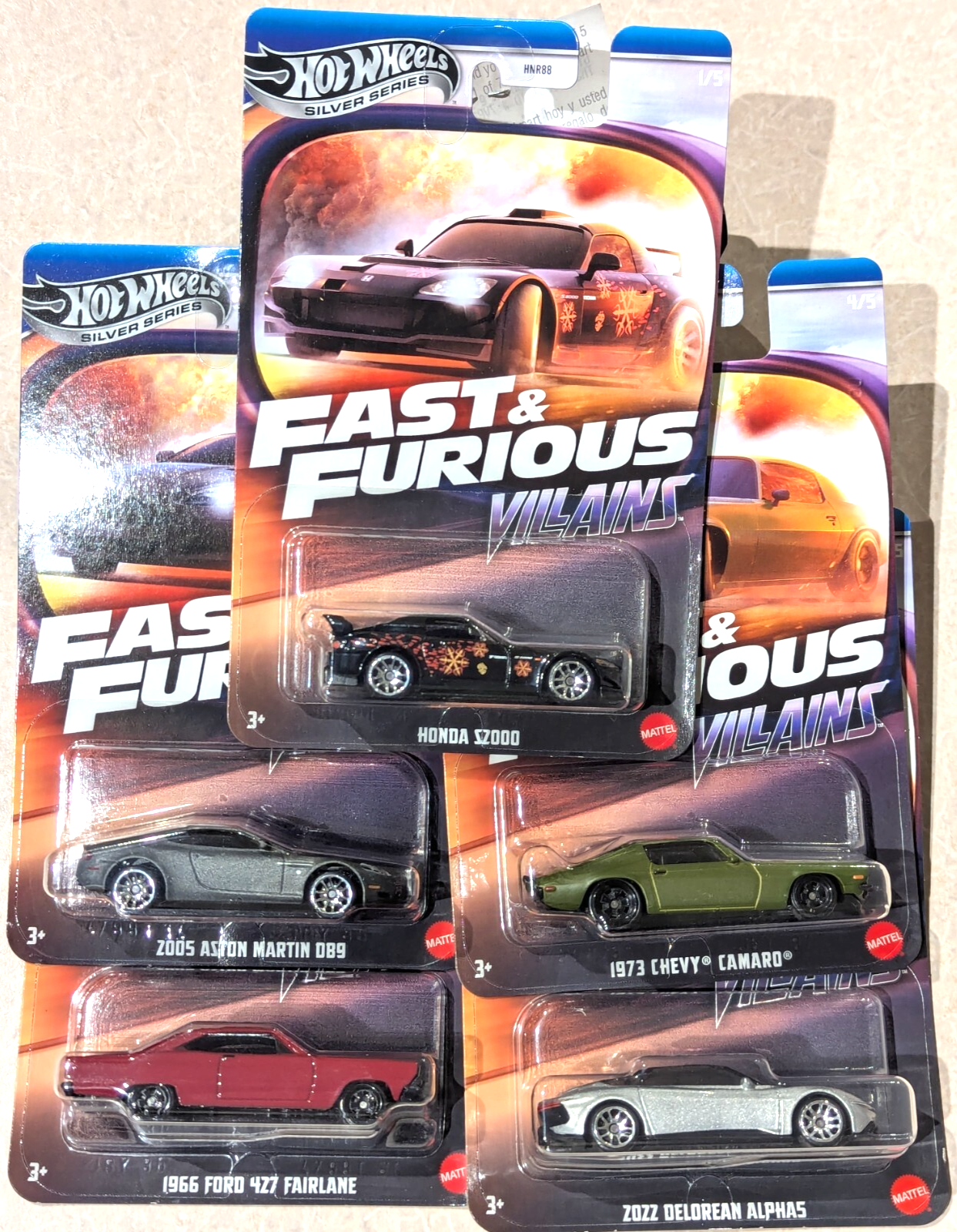 Hot Wheels Fast & Furious Villains Complete Set of 5 | eBay