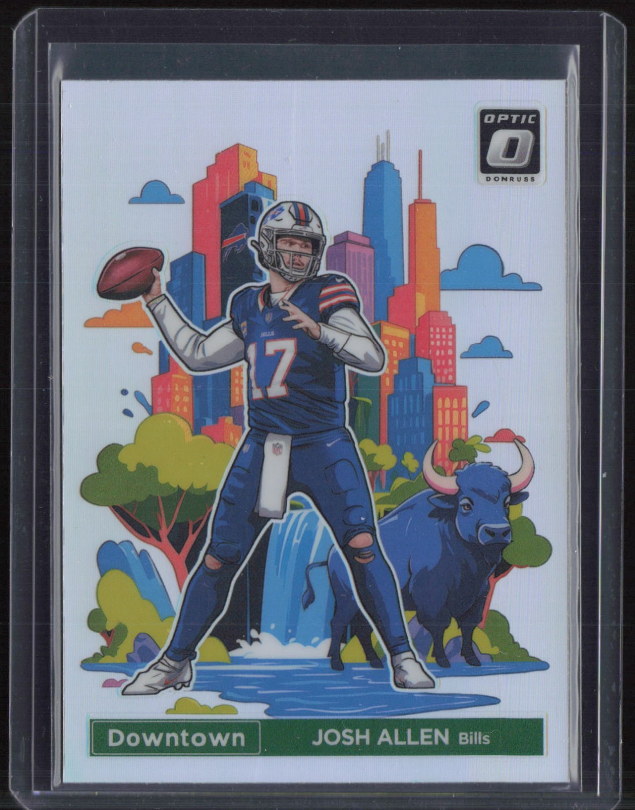 2024 Panini Donruss Optic Downtown #2 Josh Allen SSP Case Hit
