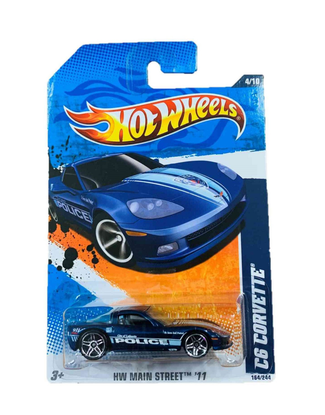 Hot Wheels 2011 HW Main Street C6 Corvette [City of