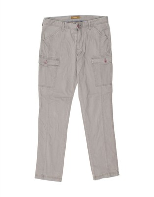 CONBIPEL Mens Slim Cargo Trousers IT 52 XL W36 L32  Grey RN04