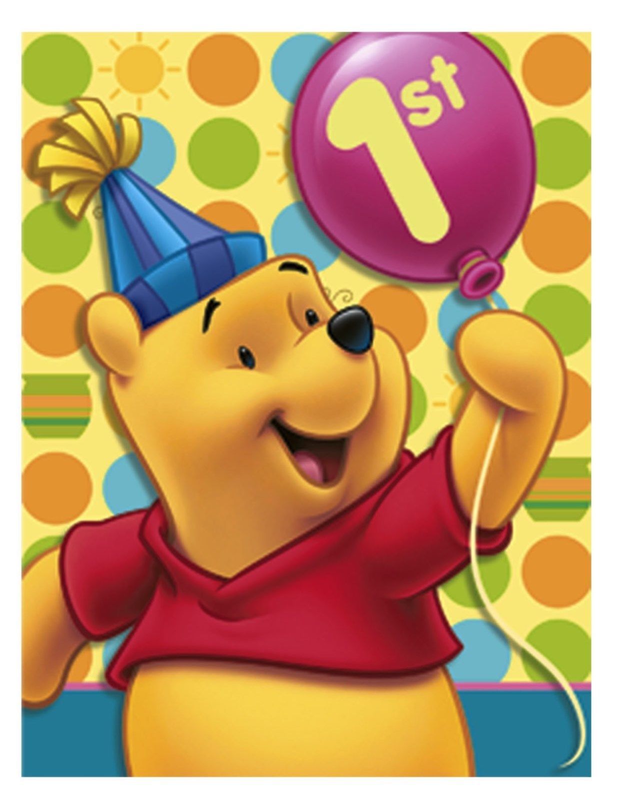 Winnie the Pooh Birthday, Child Greeting Cards