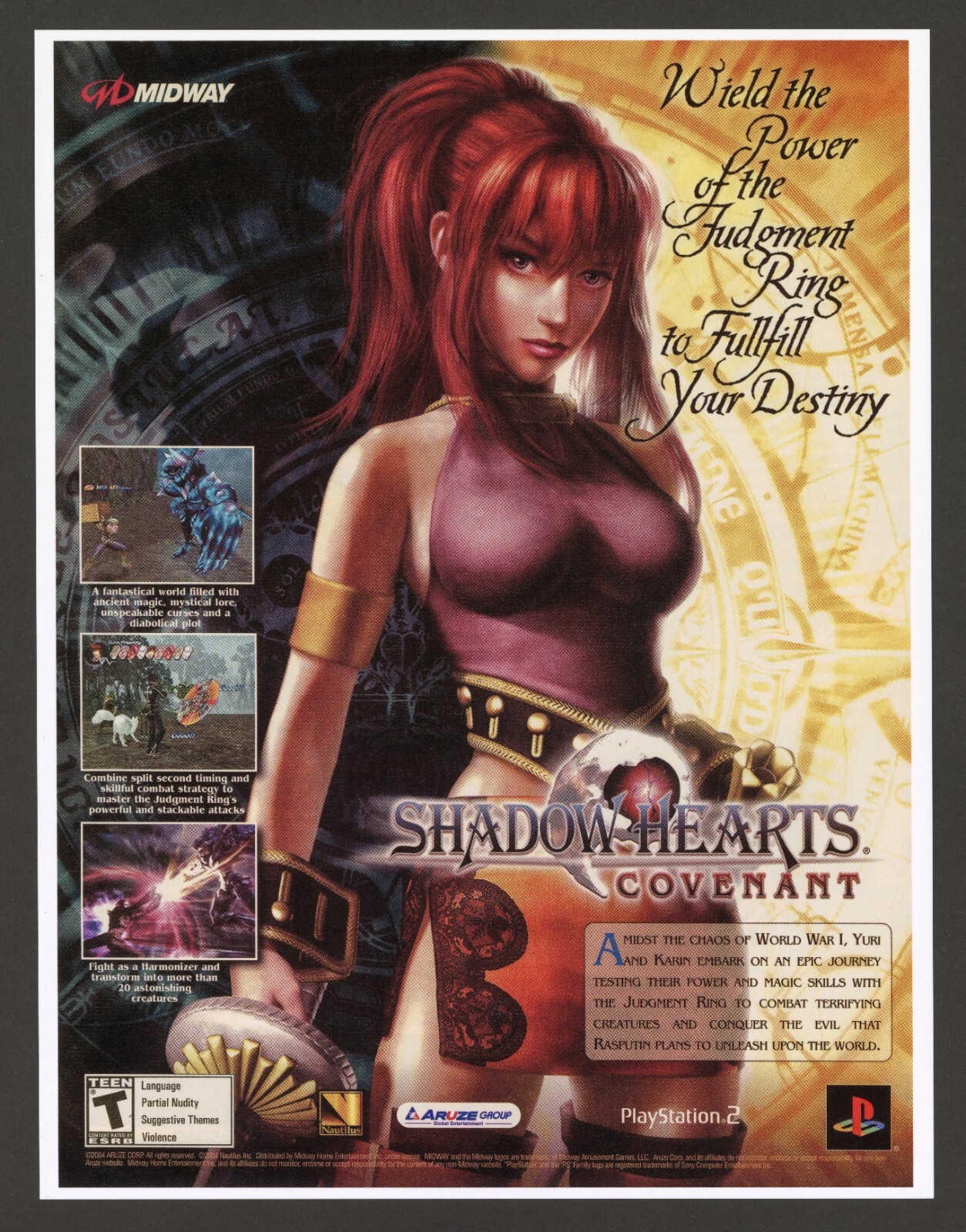 SHADOW HEARTS II A3ポスター×4 SHADOW HEARTS II A3ポスター×4 SHADOW