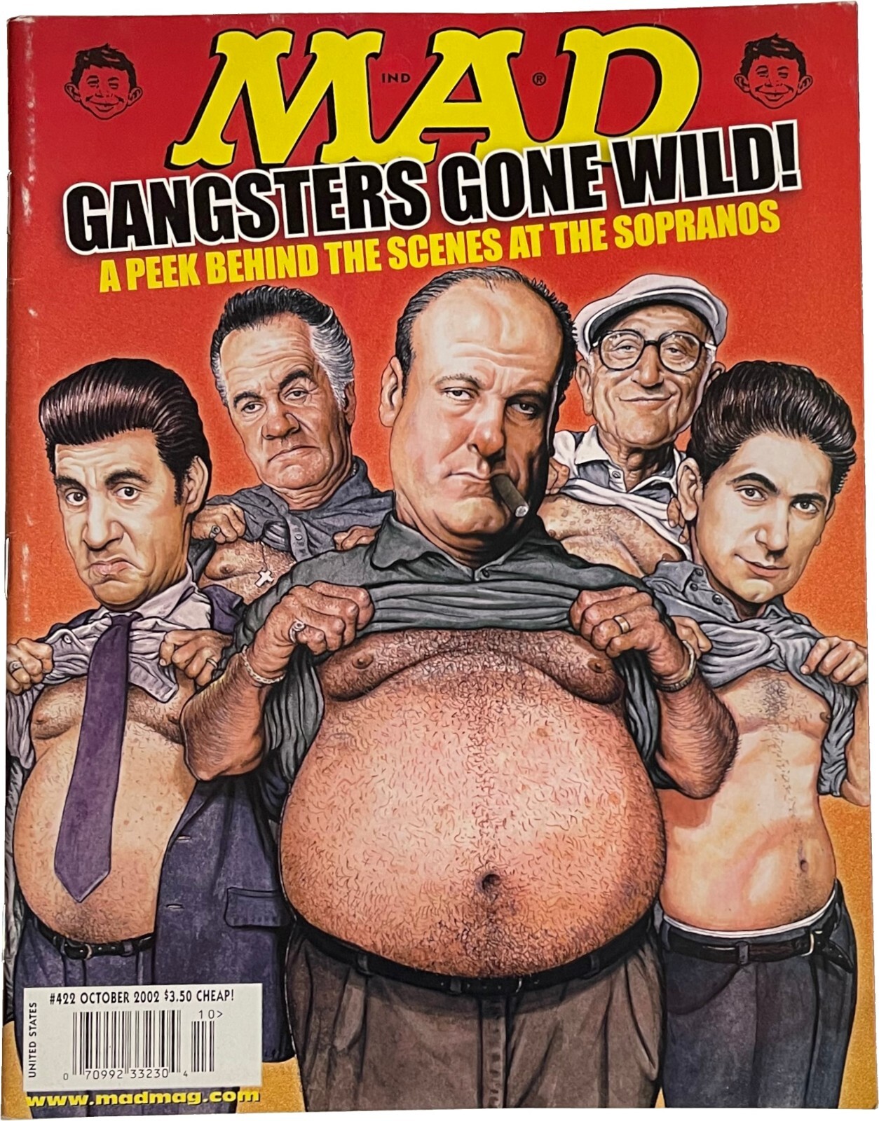 422 October 2002 Mad Magazine, The Sopranos | eBay