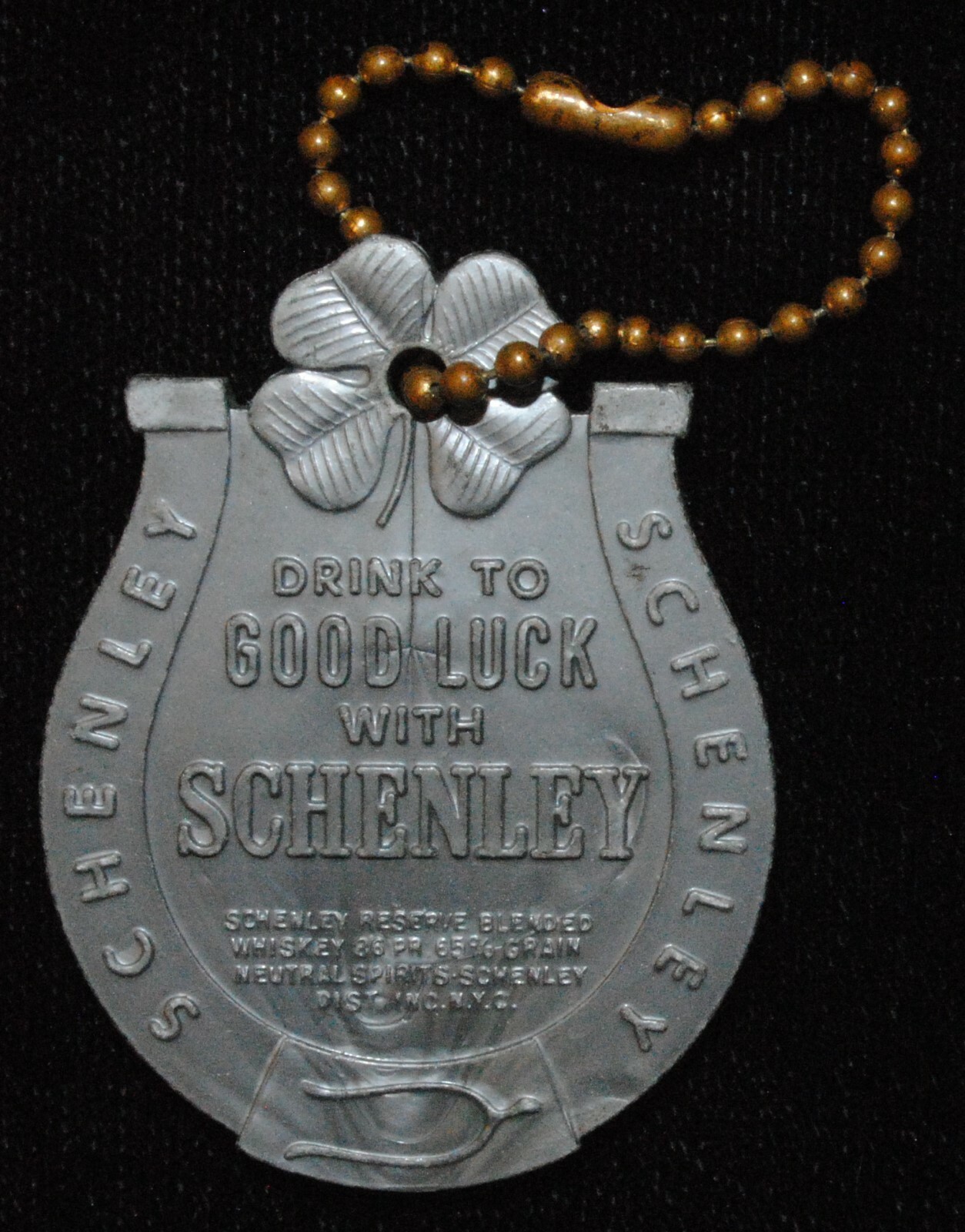 1951 SCHENLEY WHISKEY ENCASED LINCOLN CENT (03209)