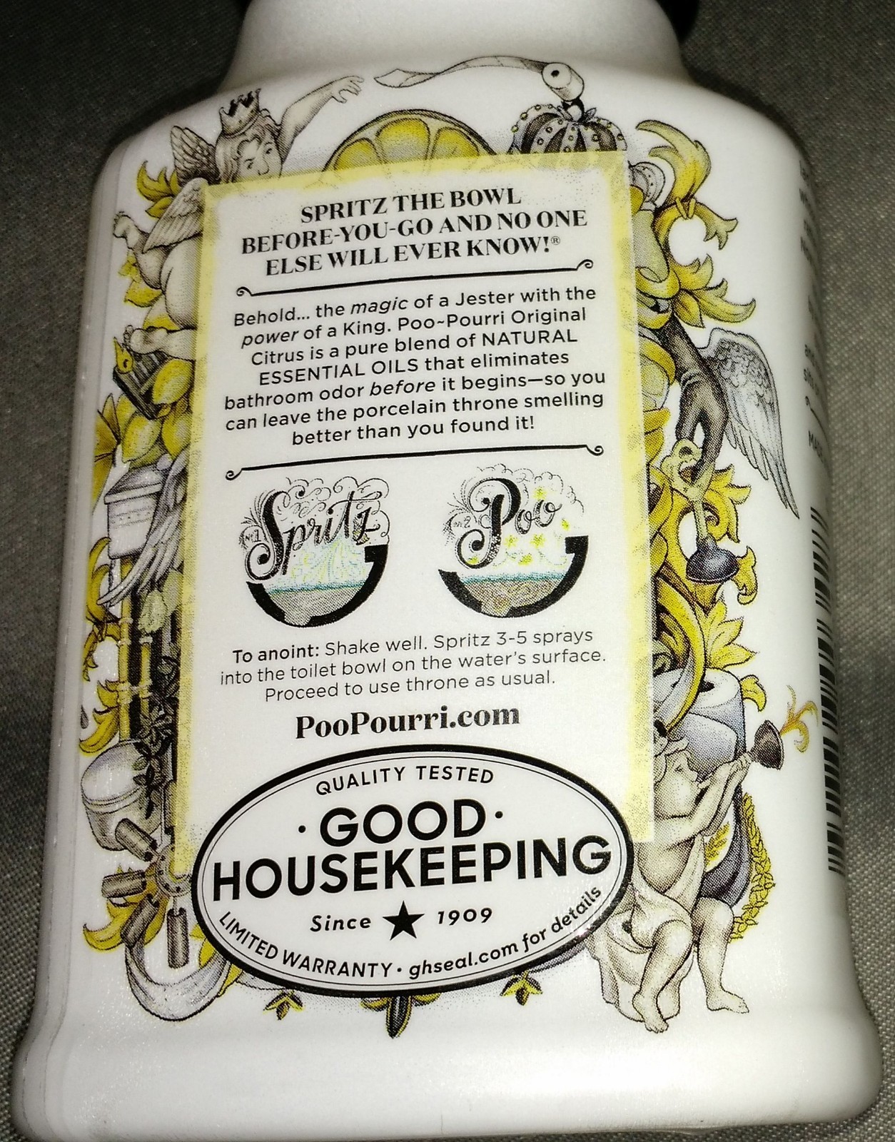 POO POURRI Before You Go Toilet Spray 4 oz ORIGINAL CITRUS & 2 oz POTTY ON SET