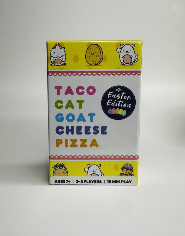 Taco Cat Goat Cheese Pizza Card Game Easter Edition -