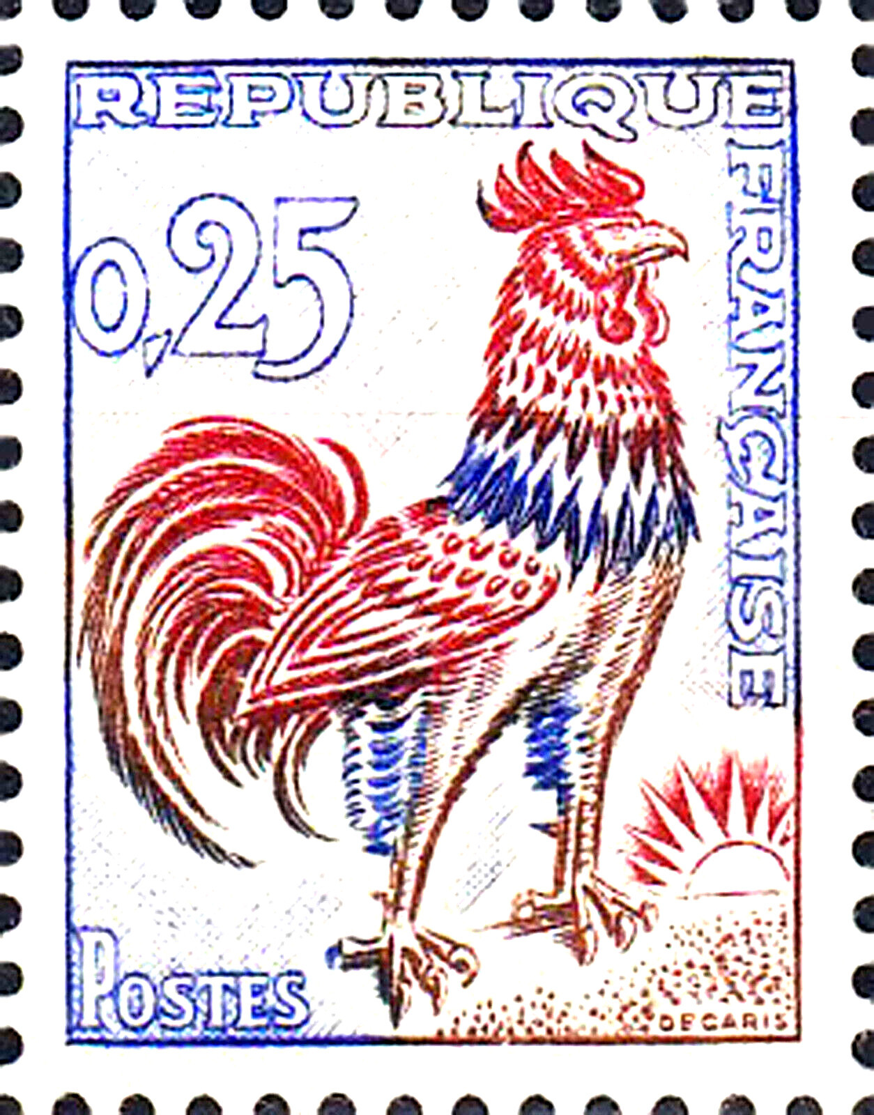 Frankreich Briefmarken 1962 – Komplettausgabe Laval, Hahn, Philatelie, Vannes | Postfrisch MNH Für Sammler