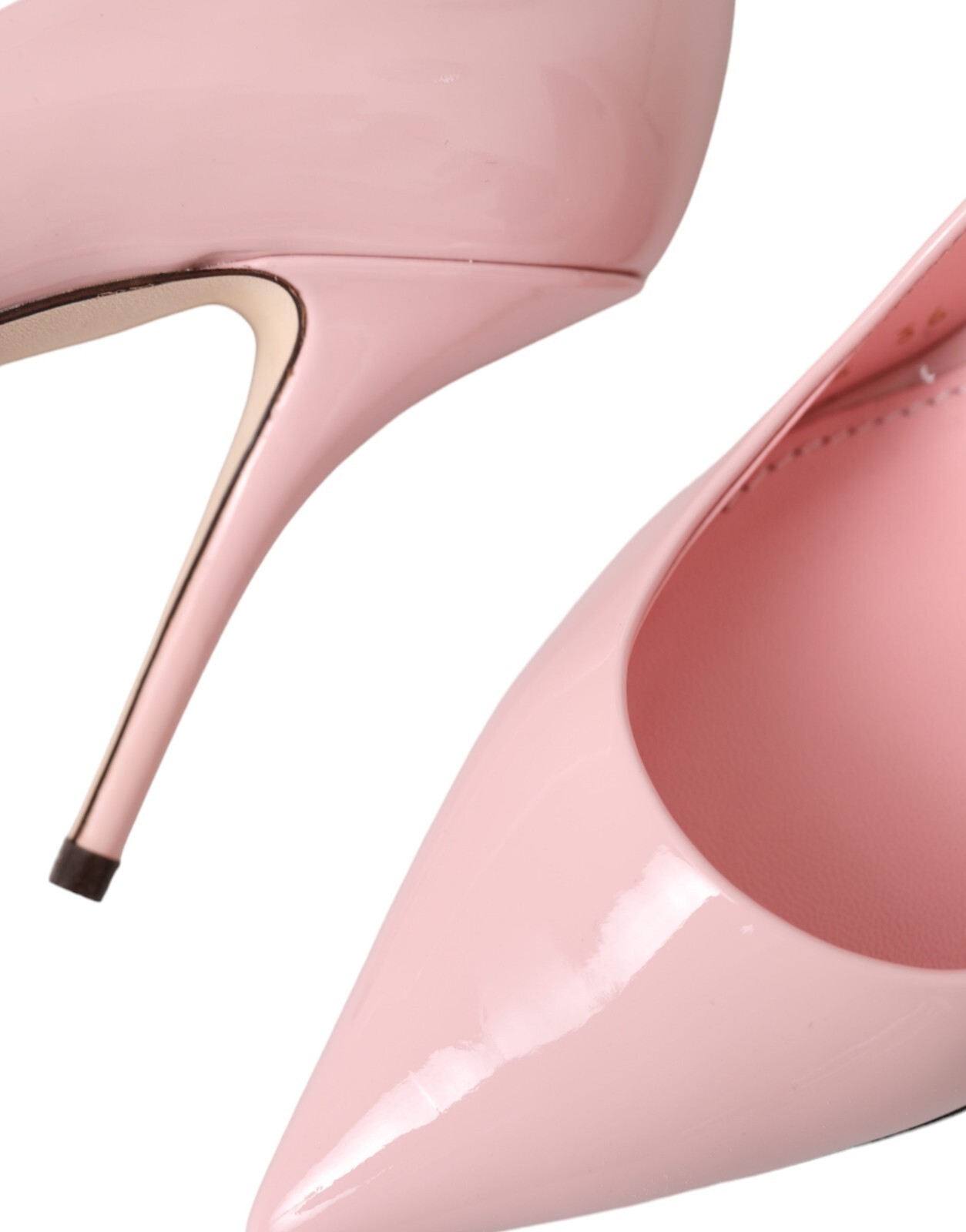 Pre-owned Dolce & Gabbana Shoes Light Pink Patent Leather Pumps Heels Eu39.5 / Us9 800usd
