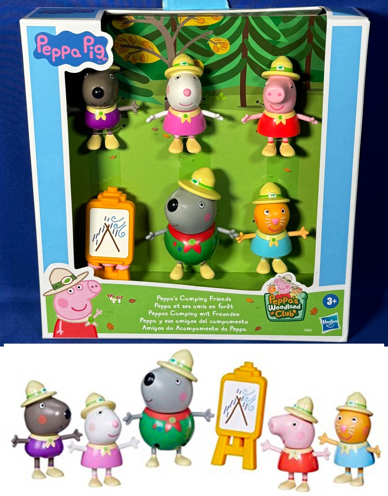 PEPPA'S CAMPING FRIENDS Peppa Pig WOODLAND CLUB 5-Figure Set