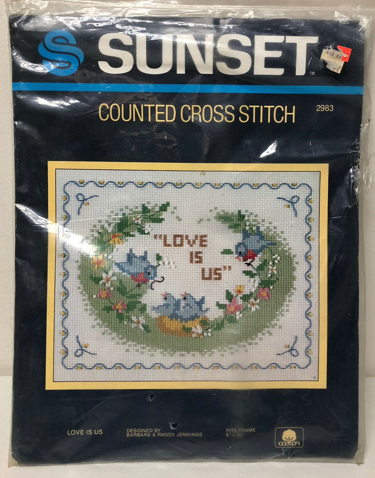 NIP Vintage Sunset Stitchery Counted Cross Stitch Kit 