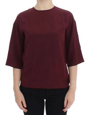 Pre-owned Dolce & Gabbana Enchanted Sicilian Silk Top In See Description