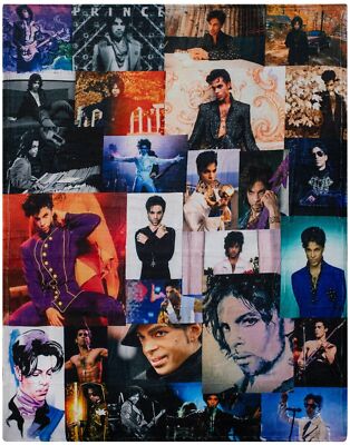 Brand New! Prince Super Soft Fleece Blanket Throw, Prince Music Singer  50''x40''