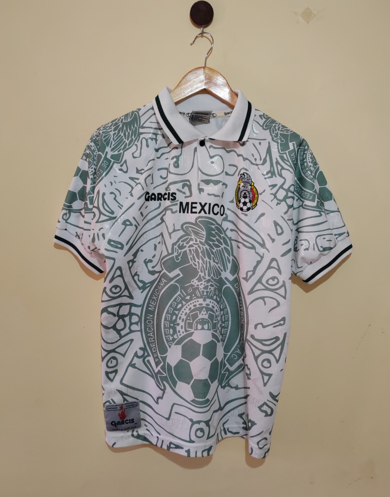 MEXICO NATIONAL TEAM 1999 AWAY FOOTBALL SHIRT PRENDA RARE