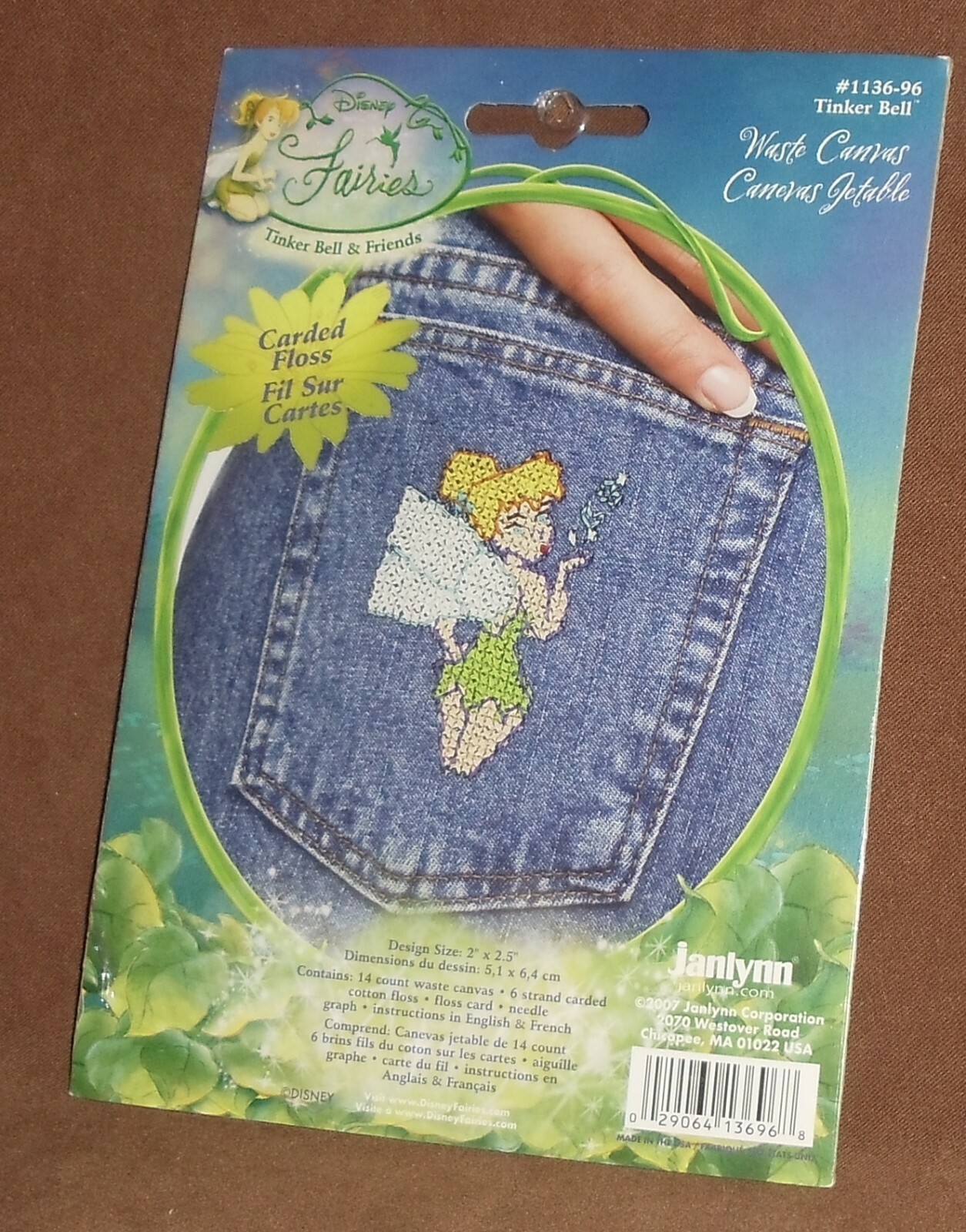 Tinker Bell Waste Canvas Kit 1136-96 Janlynn - 2007 NIP | eBay