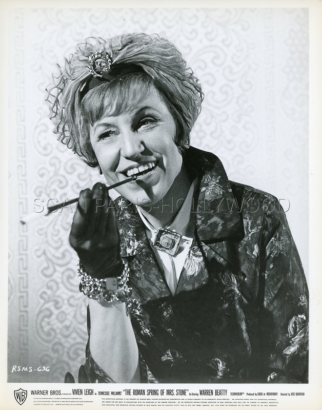 Lotte Lenya The Roman Of Spring Of Mrs Stone 1961 Vintage Photo Original