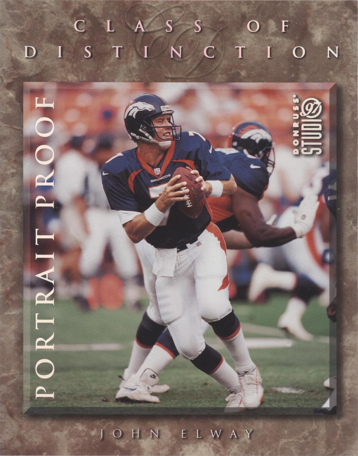 1997 Donruss Studio John Elway #29