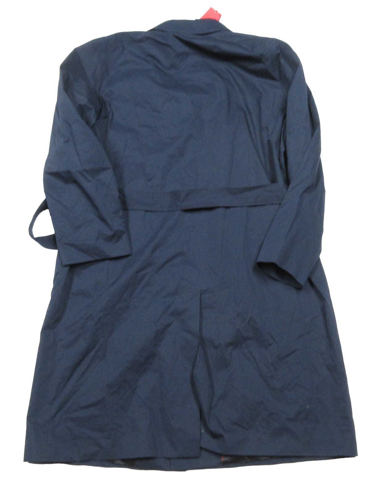 Pre-owned Hugo Boss Red Label Men's Navy Marco 1941 Belted Trench Coat $445 In Blue