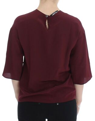 Pre-owned Dolce & Gabbana Enchanted Sicilian Silk Top In See Description